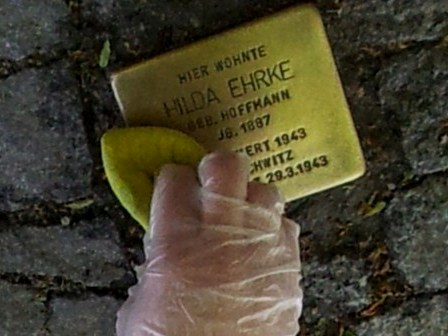 Foto: spd-zehlendorf | Stolperstein Hilda Ehrke |